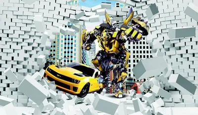 Плакат \"Трансформер Бамблби, автобот, Transformers, BumbleBee\", 34×60см  (ID#874130543), цена: 190 ₴, купить на Prom.ua