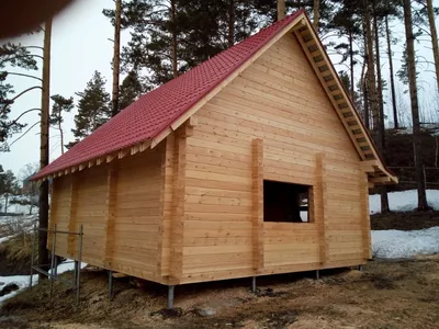 Баня - Дом 6 x 6 под КЛЮЧ — купить в городе Томск, цена, фото — ЭКОЛЕС