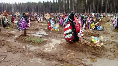 В Перми вода размывает могилы кладбища на Банной горе — В курсе.ру