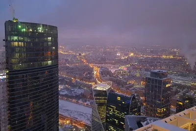 Вид на Москву с башни ОКО (Москва-Сити) | Фотосайт СуперСнимки.Ру