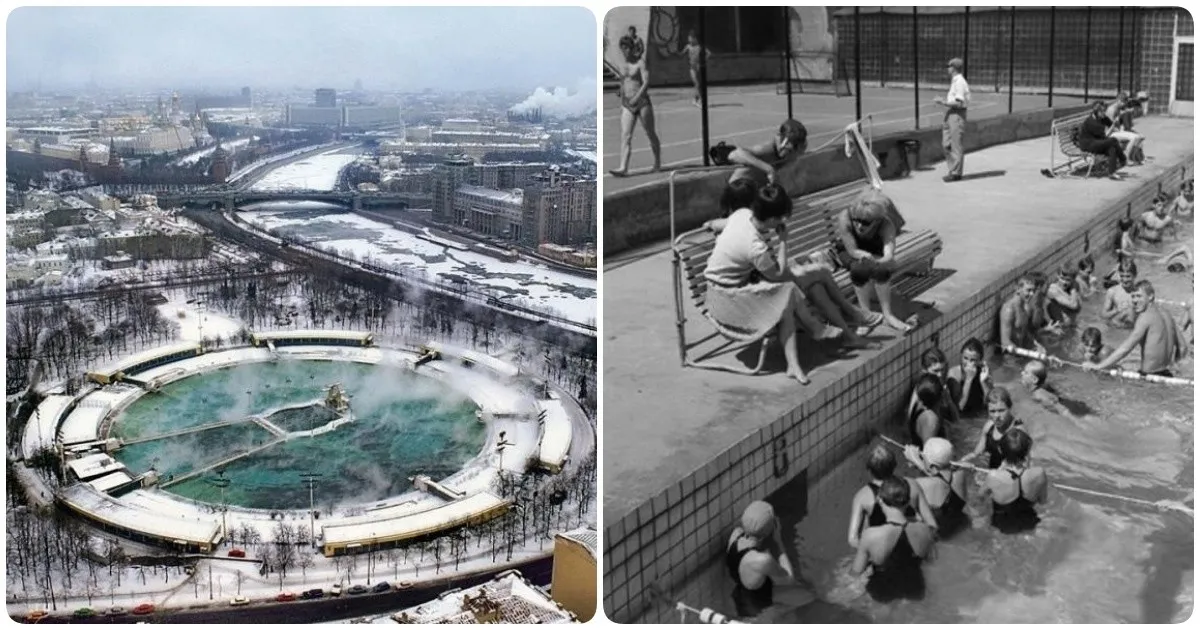 Бассейн Москва СССР 1987