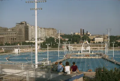 Бассейн «Москва», 1964 год | Пикабу