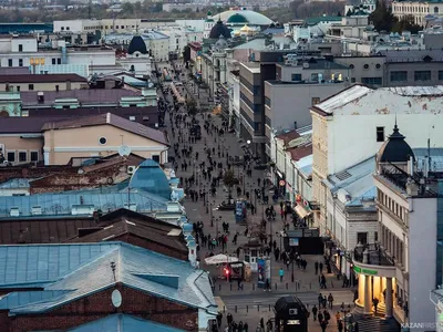 Купить картину Казань. Ул. Баумана в Москве от художника Евграфова Лариса