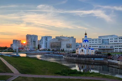 Белгород Городской пейзаж Россия Стоковое Изображение - изображение  насчитывающей улица, место: 64967277