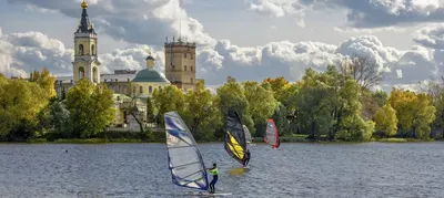 Пляж в Москве, Белое озеро, косино | Пикабу