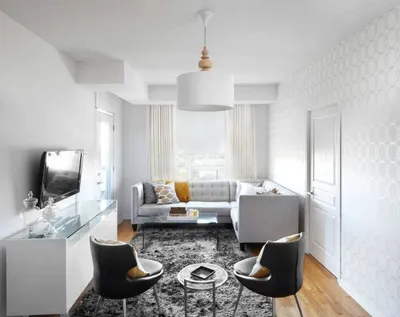 Белые обои в интерьере: 200 фото лучших вариантов эксклюзивного дизайна и  сочетаний в интерьере гостиной, спальни, детской, прихожей
