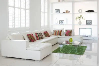 Угловой диван в интерьере гостиной – сочетание роскоши и комфорта