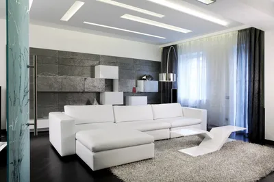 Белый диван в интерьере гостиной: фото
