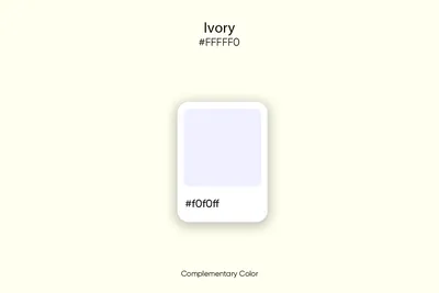 Ivory Color: Its Meaning, Similar Colors and Palette Ideas - Picsart Blog