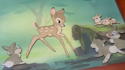 Bambi and Thumper | Cute cartoon drawings, Bambi disney, Bambi and thumper