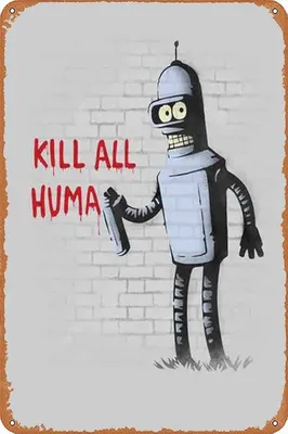 Futurama Bender Art\" Poster for Sale by Jane Rezy | Redbubble