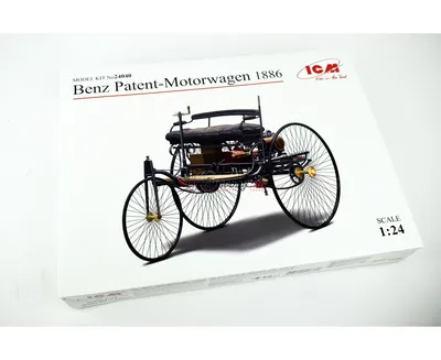 Изображение Benz Patent-Motorwagen с логотипом Mercedes-Benz