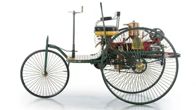 Фотография Benz Patent-Motorwagen с передним обзором