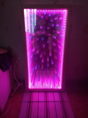 Бесконечное зеркало (Infinity Mirror) - Бесконечное зеркало (Infinity  Mirror); Бесконечное зеркало (Infinity Mirror) является оригинальным  декоративным изделием, способным преобразить любой интерьер.