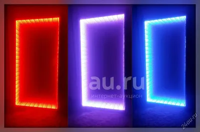 Индивидуальное бесконечное зеркало бесконечности RGB, универсальное 3D  стробое Автомобильное зеркало заднего вида с зажимом | AliExpress