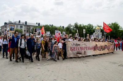 Как в Белгороде прошла первая с начала пандемии акция «Бессмертный полк»