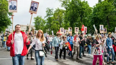 В Белгороде в Бессмертном полку прошли 75 тыс. человек | 09.05.2018 |  Белгород - БезФормата