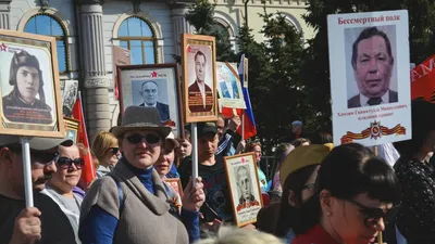 Как прошла акция «Бессмертный полк» в городах России. Фоторепортаж — РБК