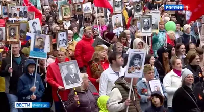 Бессмертный полк\" в Липецке собрал около 30 тысяч человек » Первый  Грязинский Портал