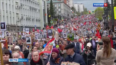 Дождь не помешал шествию «Бессмертного полка» в Воронеже - Новости Липецка