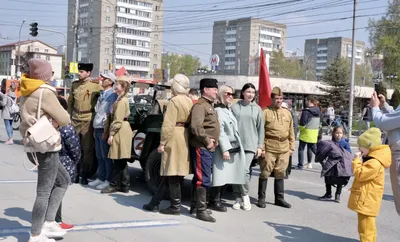 Новосибирск 9 мая 2018. Бессмертный полк.