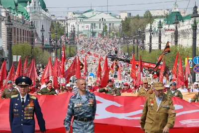 Абсолютный рекорд: более 100 тысяч омичей прошли в колонне «Бессмертного  полка» | Общество | Омск-информ