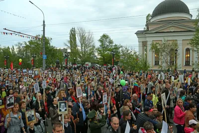 Юнармейцы поддержали акцию «Бессмертный полк»