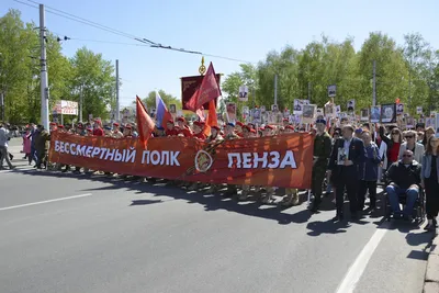 Бессмертный полк» в Пензе объединил 43 тыс. человек | 09.05.2019 | Пенза -  БезФормата