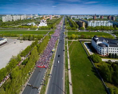 Тольятти. 9 мая. Бессмертный полк. День Победы.