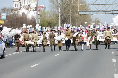 Репортаж с акции «Бессмертный полк» в Тольятти