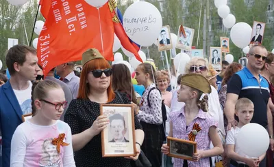 Репортаж с акции «Бессмертный полк» в Тольятти