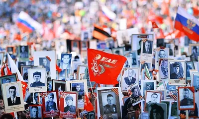 В Твери в шествии \"Бессмертного полка\" приняли участие 39 тысяч человек -  РИА Новости, 09.05.2022