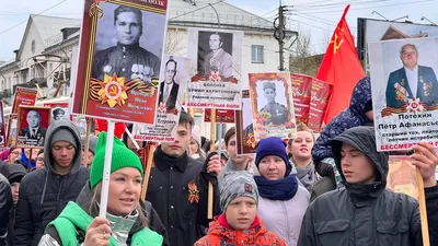 По Улан-Удэ впервые за два года прошел Бессмертный полк