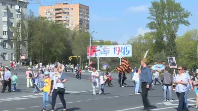 В строю «Бессмертного полка» в Ульяновске прошли 75 тысяч человек.  Фоторепортаж Улпресса - все новости Ульяновска