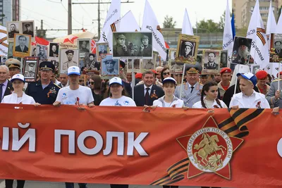 В Волгоградской области 200 тысяч человек приняли участие в акции \"Бессмертный  полк\", 110 тысяч - жителей Волгограда