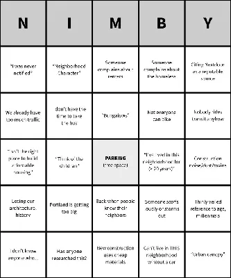 NIMBY Bingo! – Dan Rodricks