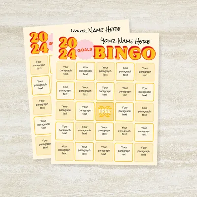 Calendar Bingo - WordMint