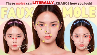 Moles at These Places can LITERALLY Change How You Look! | How to Make a  Natural Faux Beauty Mark - YouTube