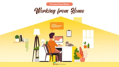 Working from Home Business plan PPT Templates