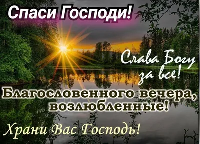 БЛАГОСЛОВЕННОГО ВЕЧЕРА. ХРАНИ ВО ВСЕ ДНИ ВАС, ГОСПОДЬ! | ☦️ Священник  Антоний Русакевич ✓ | Дзен