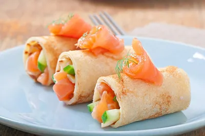 Tasty Crepes Recipe with salmon - YouTube