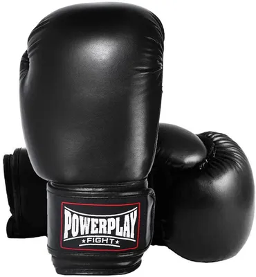 Боксерские перчатки Everlast Powerlock PU 2 черные