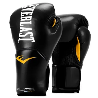 Боксерские перчатки EVERLAST ELITE PROSTYLE черные