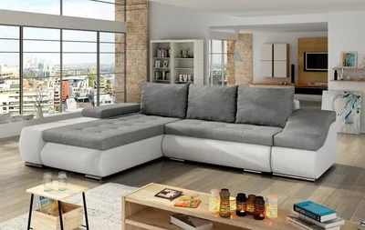 Купить Угловой диван с оттоманкой ДЕНВЕР Kalahari besee в Мурманске.Угловой  диван с оттоманкой ДЕНВЕР Kalahari besee цена 2021 Мебель в Мурманске