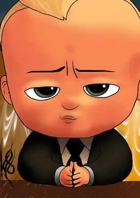 Ростовая фигура Босс-молокосос (The Boss Baby) вид 2 (555х700 мм) - купить  по выгодной цене | Магазин шаблонов Принт100