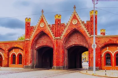 Кёнигсберг. Бранденбургские ворота с городской стороны. Фото ок. 1900 года.  Brandenburger Tor. | Старый город, Город, Архитектура