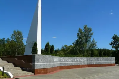 Мемориальный комплекс «Партизанская поляна» в Брянске -  Достопримечательность