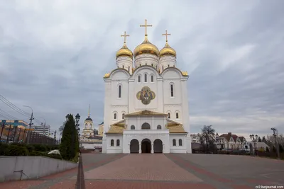 Брянск (Брянск, город). Кафедральный собор Троицы Живоначальной,  фотография. фасады