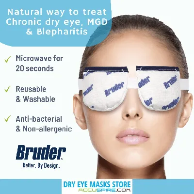 BRUDER Moist Heat Eye Compress – The Eye Doctor Shop