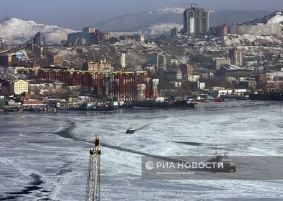 Редкое явление: во Владивостоке из-за морозов замерзла бухта Золотой Рог ▸  Amur.Life